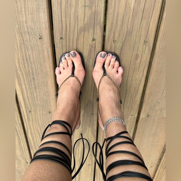 PLT lace-up sandals - Picture 1 of 6